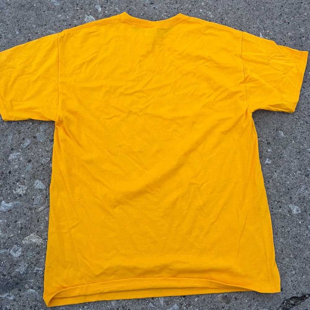 Jerzees Men's Bright Yellow Short Sleeve Tee - Picture 2 of 2